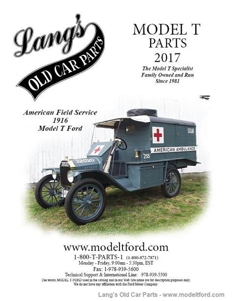 model t parts catalog